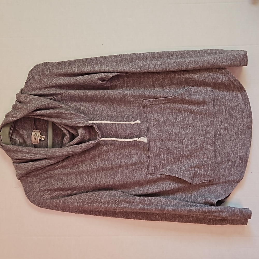 Allison Brittney cowl neck long sleeve knit top Medium